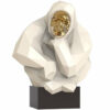 Statue Gorille Design Blanc