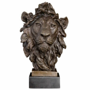 Statue Lion Décoration Bronze