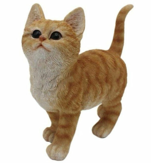 Figurine de chat en résine Country Artists vintage, blanches
