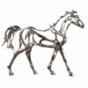 Statue Cheval Argent