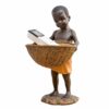 Statue Enfant Africain