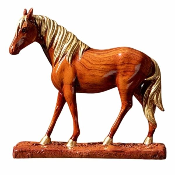 Statue Cheval En Bois