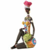 Statue Femme Africaine Colorée