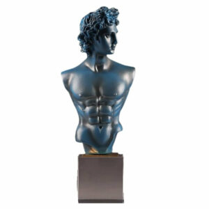 Statue Buste Homme Bleu
