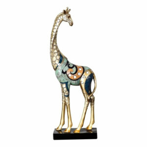 Statue Africaine Girafe En Résine