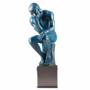 Statue Romaine Homme Bleu