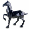 Statue Origami Cheval Majestueux