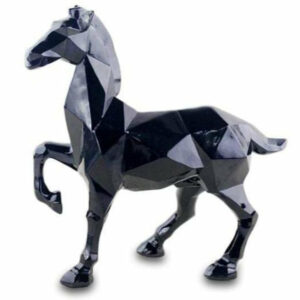 Statue Origami Cheval Majestueux
