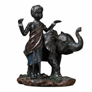 Statue Éléphant Enfant Debout
