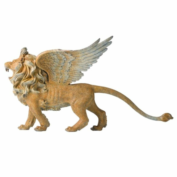 Statue Lion Avec Des Ailes