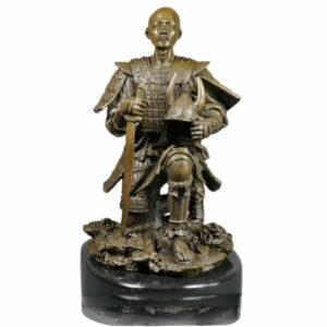 Statue Japonaise En Bronze