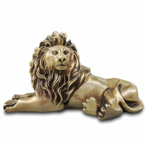 Statue Lion Couché