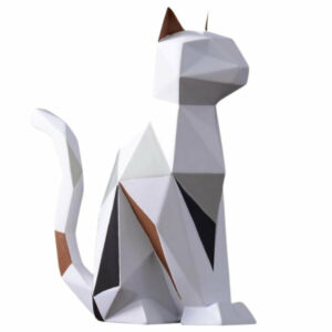 Statue Origami Chat