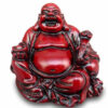 Statue Bouddha Rieur Rouge