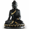 Statue Bouddha Sage Noir
