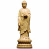 Statue Bouddha Debout en Bois