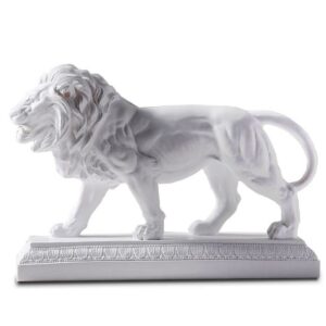 Statue Lion Blanc