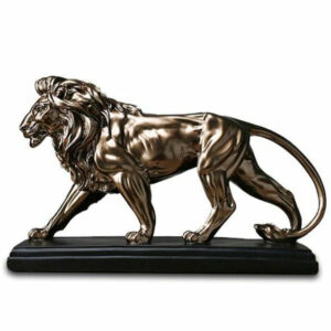 Statue Lion Couleur Bronze