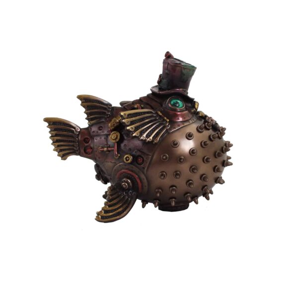 Statuette Steampunk Poisson Ballon