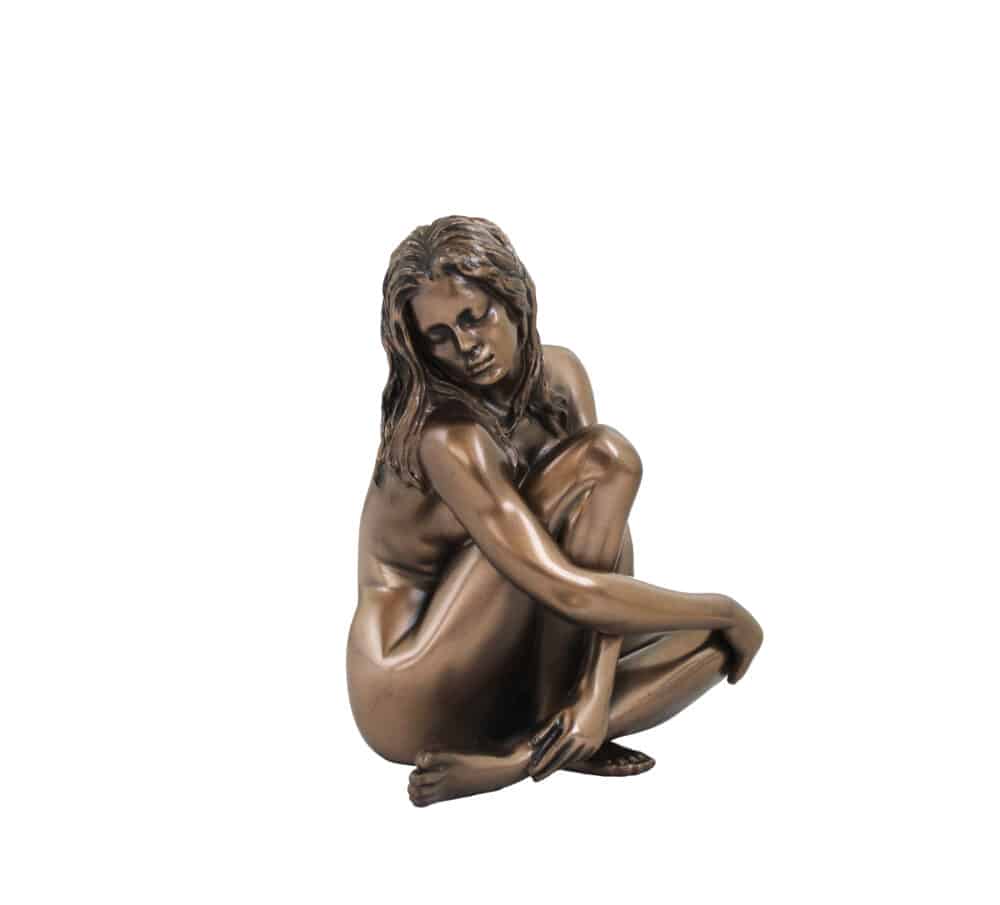 Statuette "Femme Nue Assise" - Sculpture Contemporaine Décorative